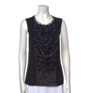 OSCAR DE LA RENTA  SILK TOP  sz 12